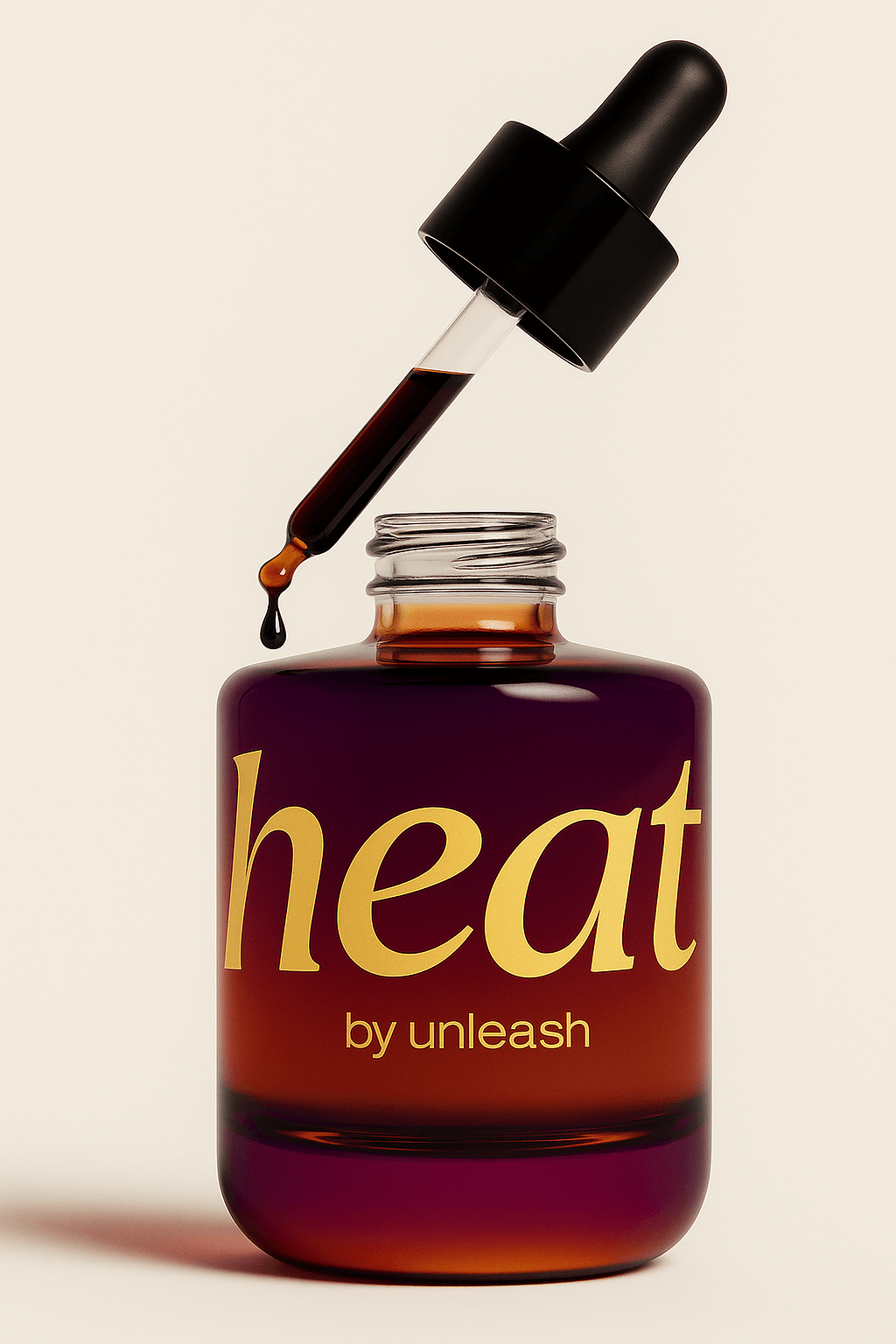 Heat by Unleash - a first in functional botanical drops, designed to awaken chemistry