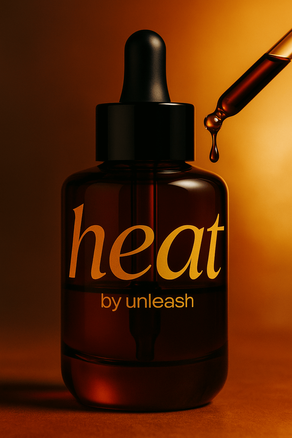 Heat by Unleash - a first in functional botanical drops, designed to awaken chemistry